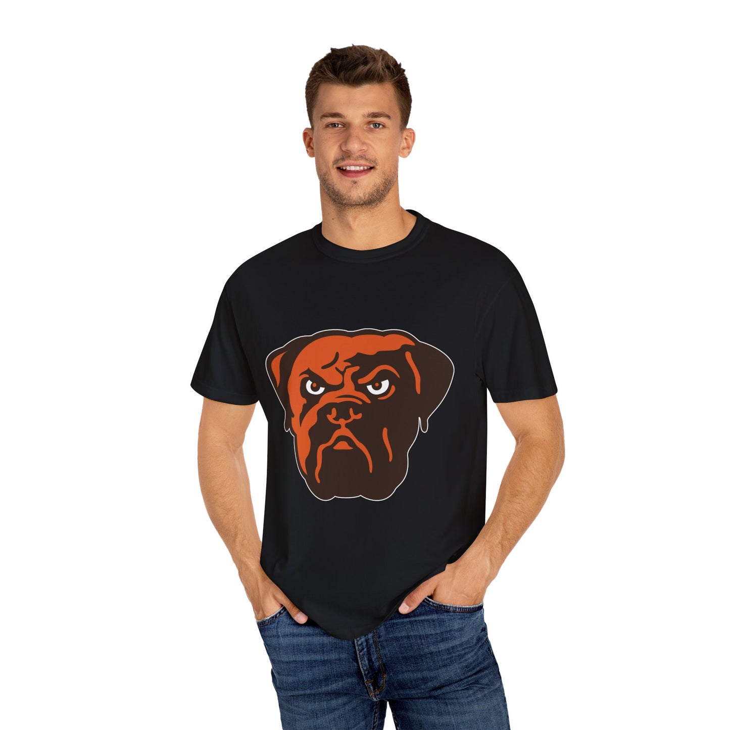 Cleveland Browns Collectibles Garment-Dyed T-Shirt – Premium Cotton Tee for Customization