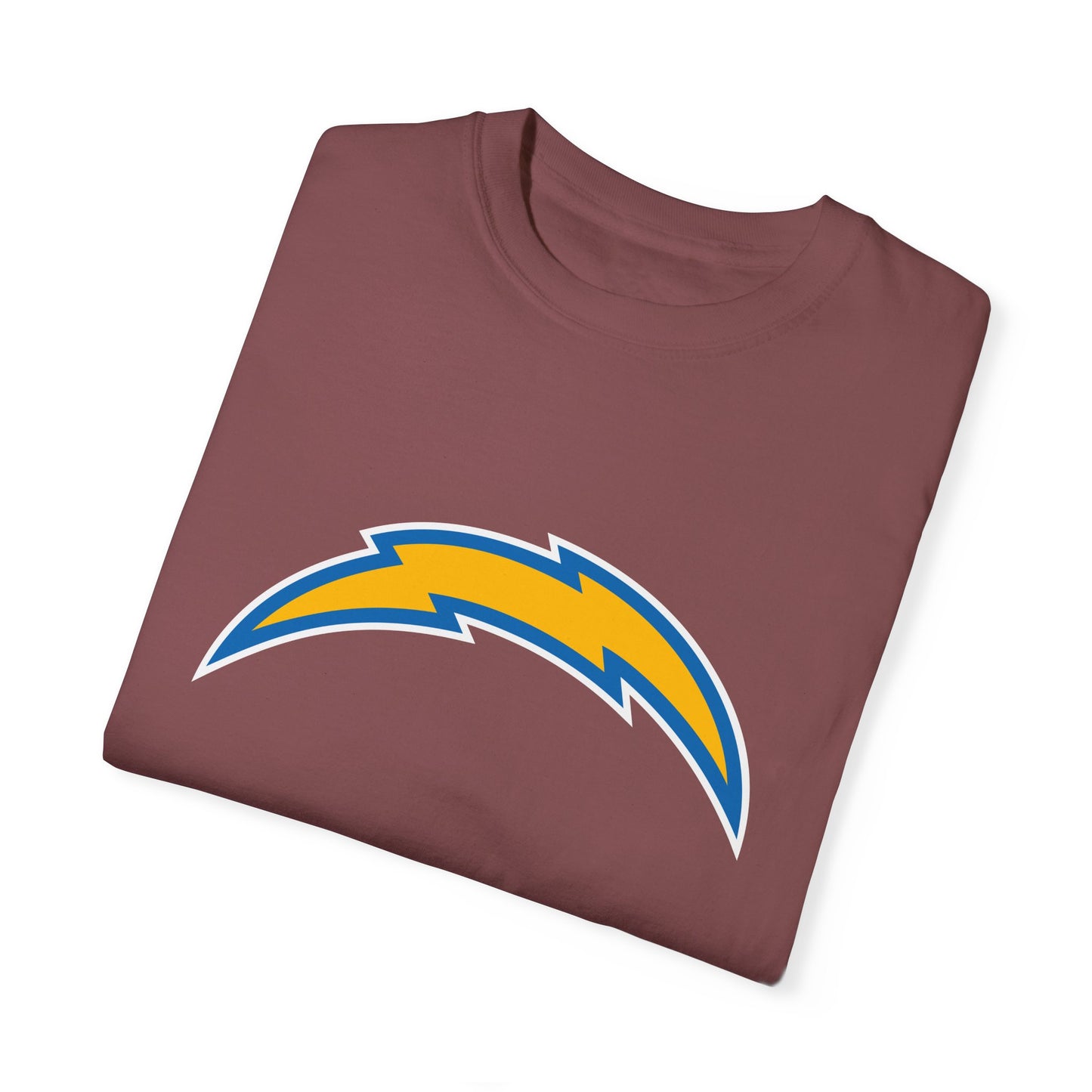 Los Angeles Chargers Team Merch Garment-Dyed T-Shirt – Premium Cotton Tee for Customization