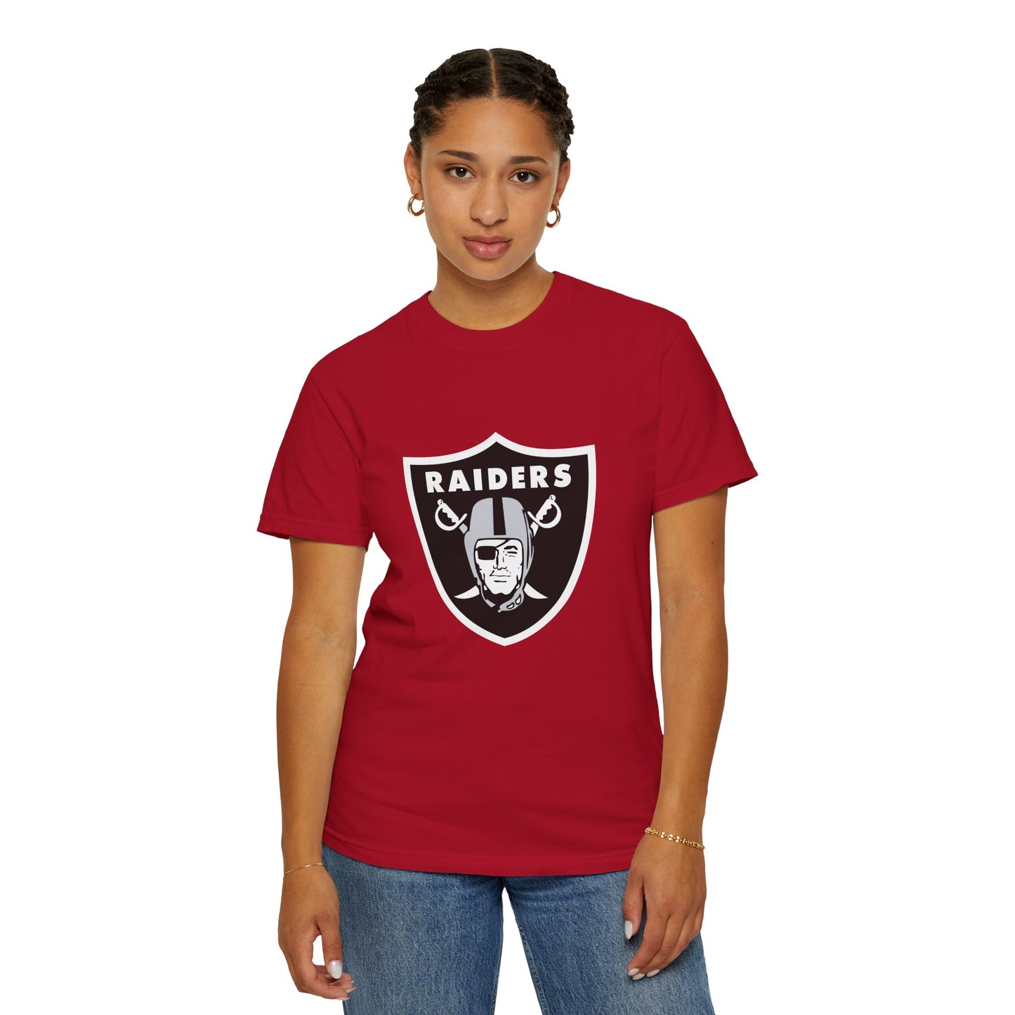 Las Vegas Raiders Gameday Essentials Garment-Dyed T-Shirt – Premium Cotton Tee for Customization