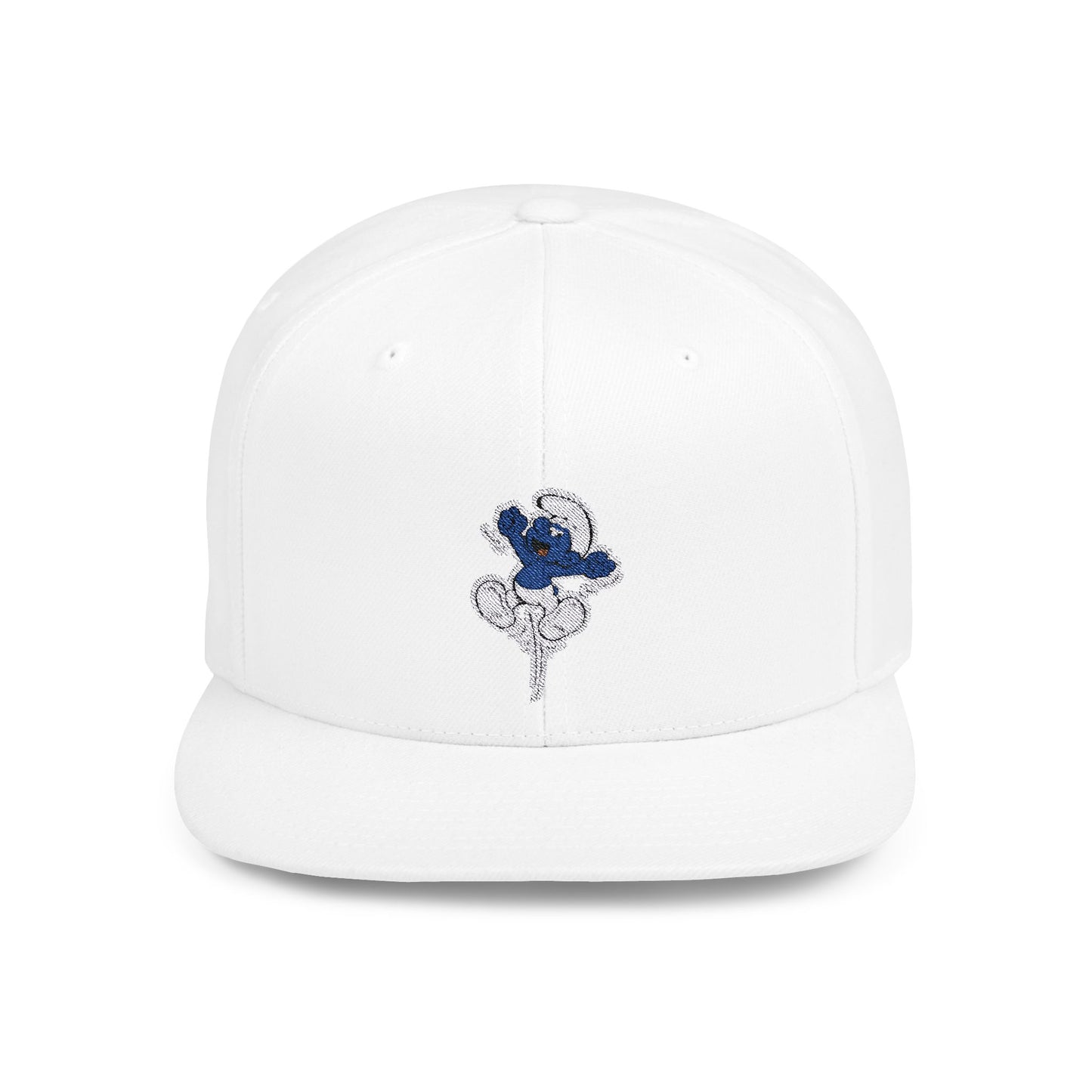 The Smurf Blue Flat Bill Snapback – Lightweight, Custom Fit, Premium Quality