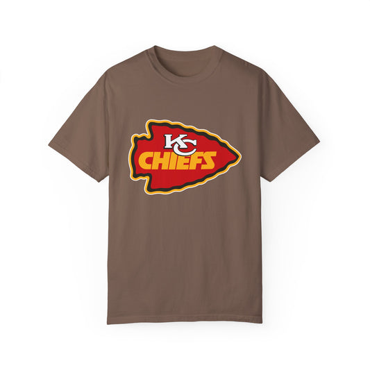 Kansas City Chiefs Apparel Garment-Dyed T-Shirt – Premium Cotton Tee for Customization