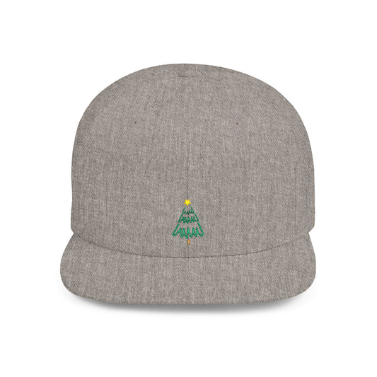 Icons Embroidered Pine Tree Green Flat Bill Snapback – Lightweight, Custom Fit, Premium Quality