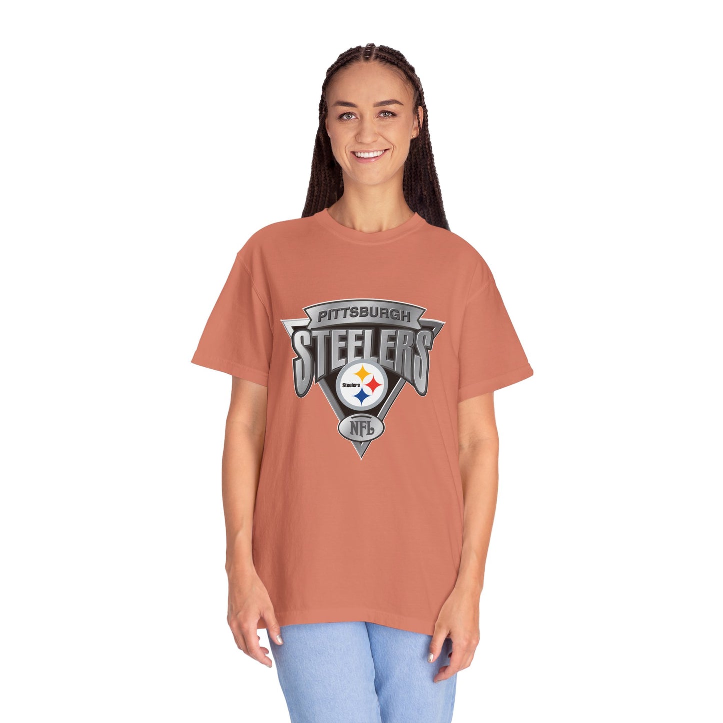 Pittsburgh Steelers Nation Garment-Dyed T-Shirt – Premium Cotton Tee for Customization