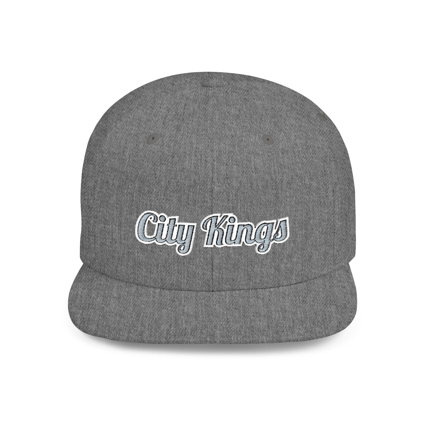 Text City Kings Flat Bill Snapback – Lightweight, Custom Fit, Premium Quality