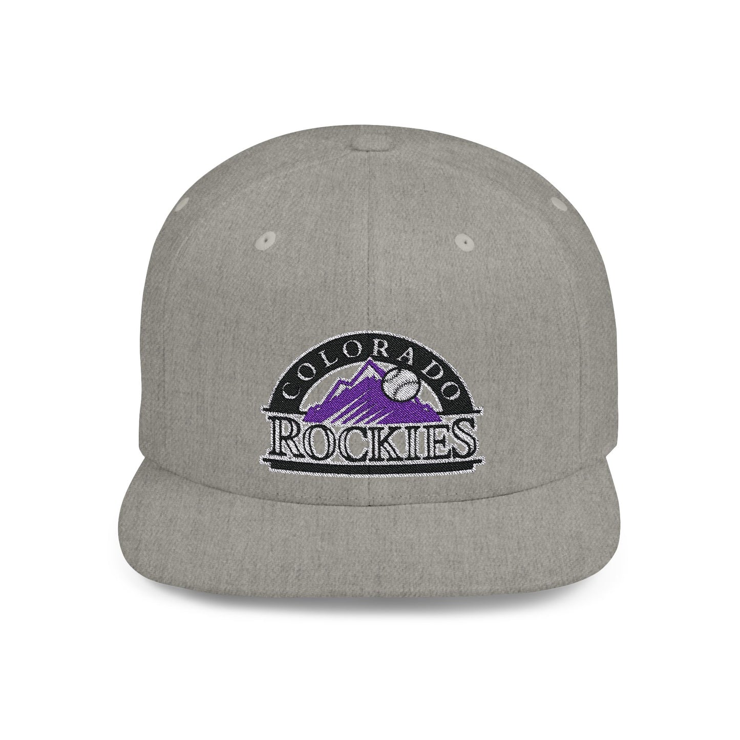 Colorado Rockies Flat Bill Snapback – Lightweight, Custom Fit, Premium Quality