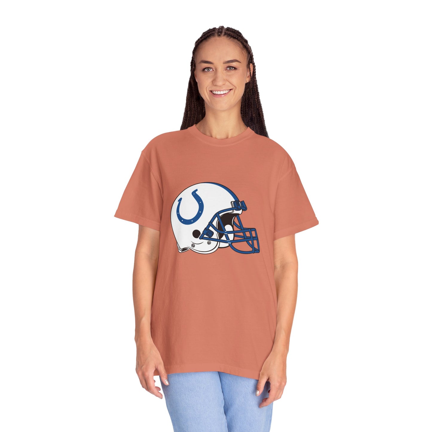 Indianapolis Colts Merchandise Garment-Dyed T-Shirt – Premium Cotton Tee for Customization