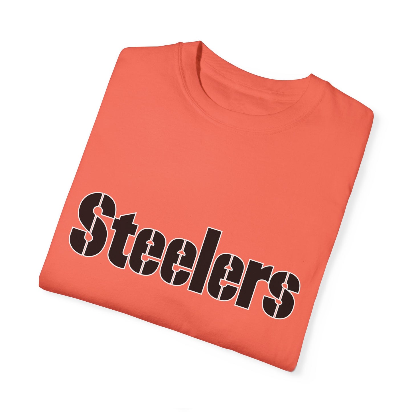 Pittsburgh Steelers Football Fan Garment-Dyed T-Shirt – Premium Cotton Tee for Customization