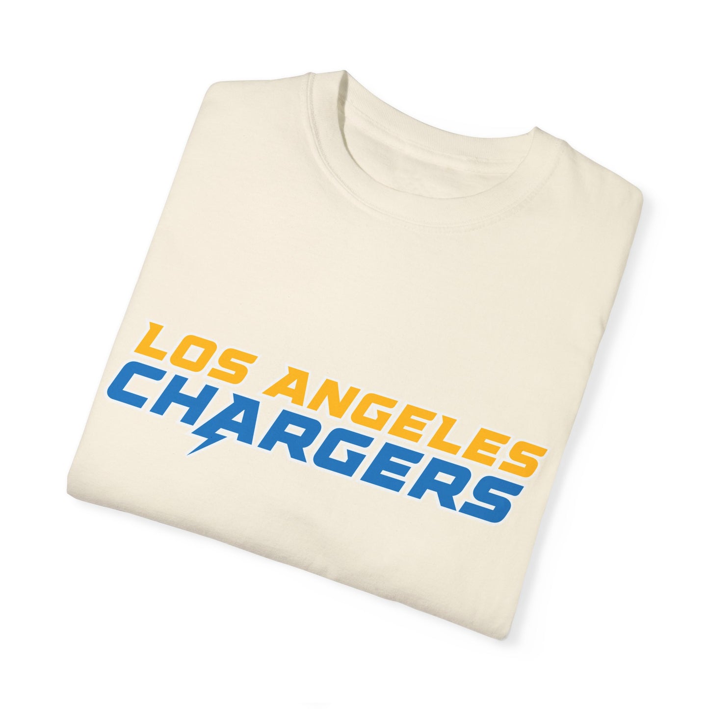 Los Angeles Chargers Gear Garment-Dyed T-Shirt – Premium Cotton Tee for Customization