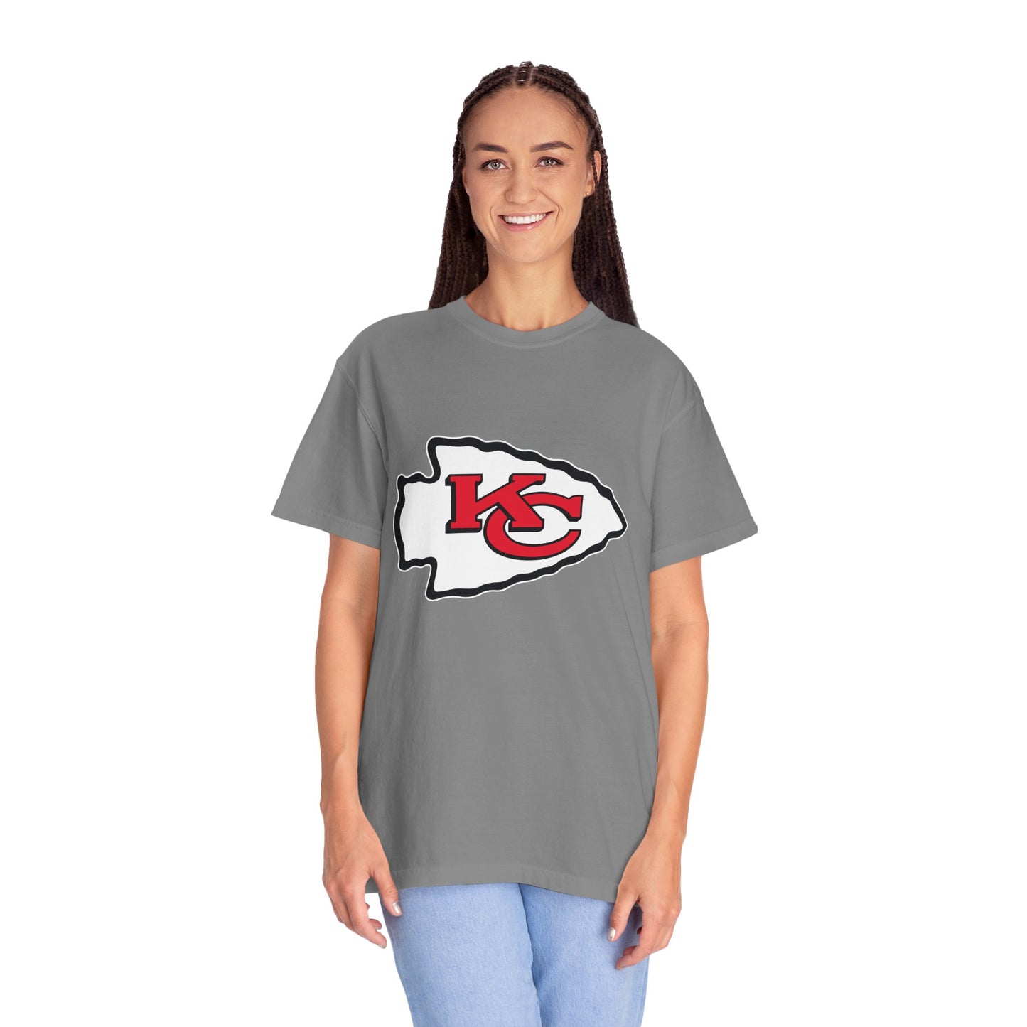 Kansas City Chiefs Collectibles Garment-Dyed T-Shirt – Premium Cotton Tee for Customization