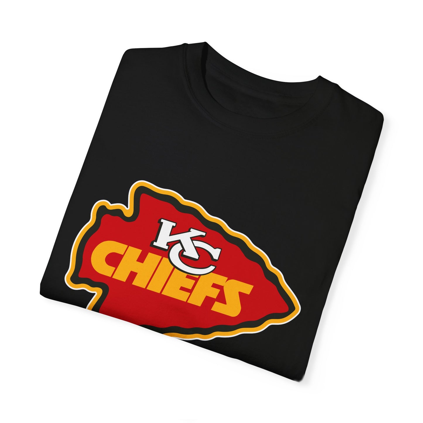 Kansas City Chiefs Apparel Garment-Dyed T-Shirt – Premium Cotton Tee for Customization