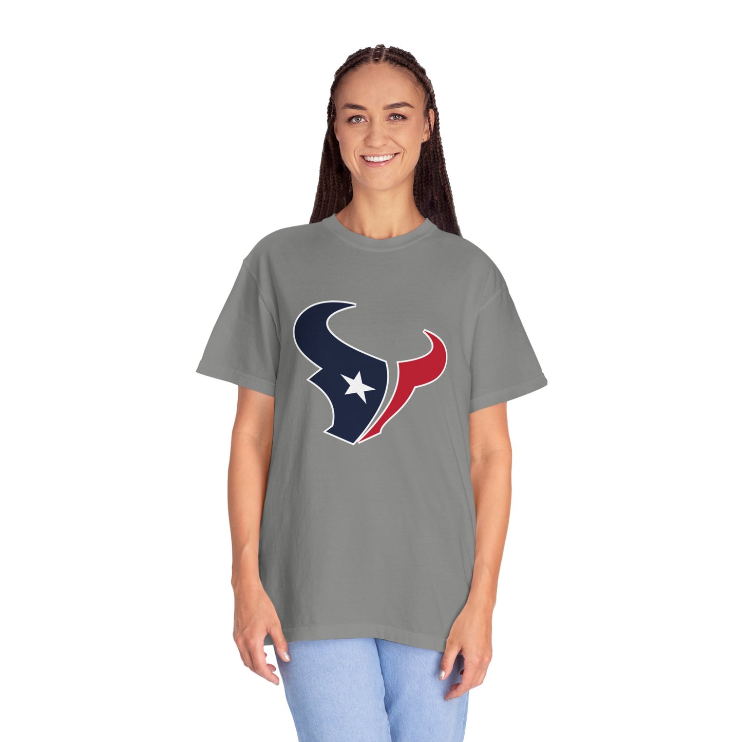 Houston Texans Gear Garment-Dyed T-Shirt – Premium Cotton Tee for Customization