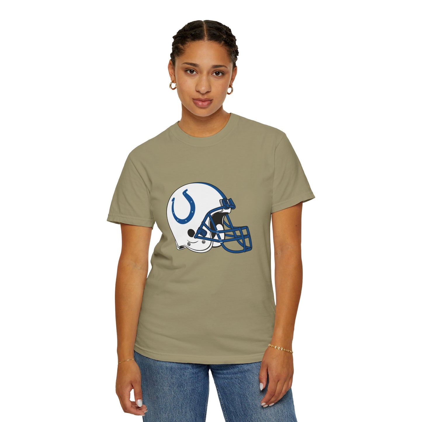 Indianapolis Colts Merchandise Garment-Dyed T-Shirt – Premium Cotton Tee for Customization