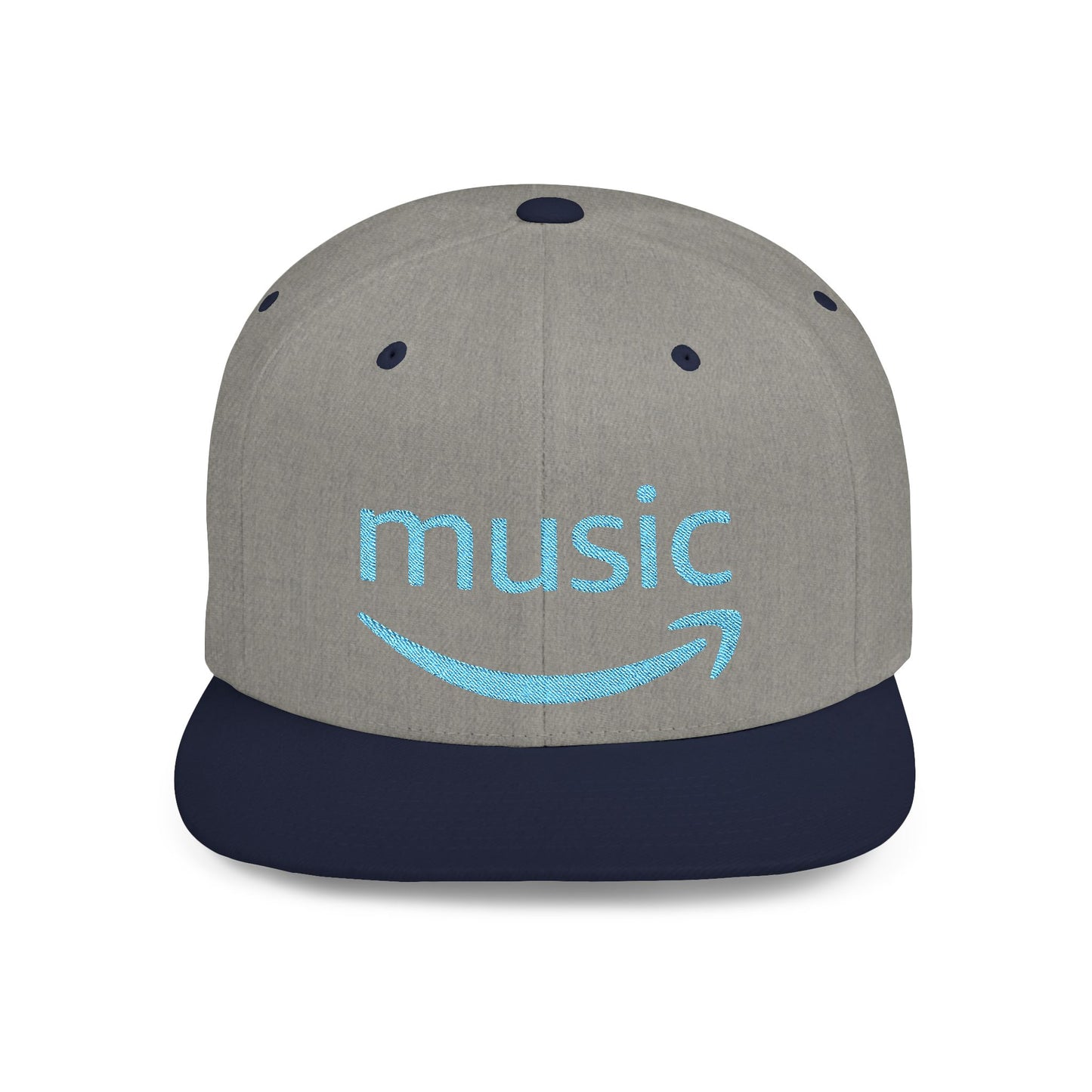 Amazon Music Flat Bill Snapback – Lightweight, Custom Fit, Premium Quality