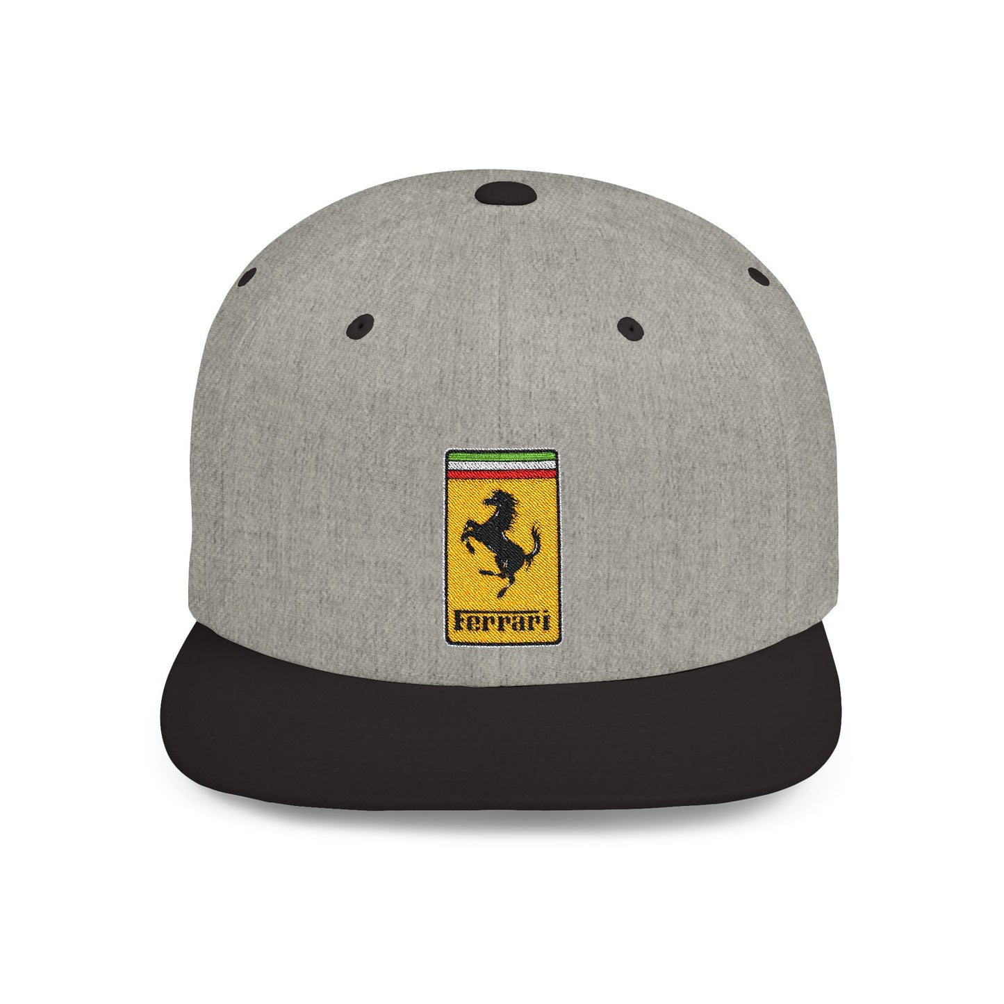 Ferrari Flat Bill Snapback – Lightweight, Custom Fit, Premium Quality