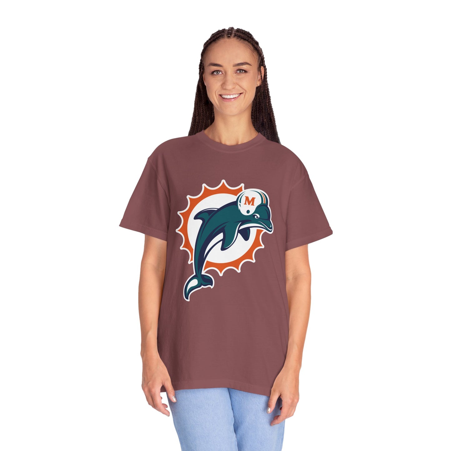 Miami Dolphins Gear Garment-Dyed T-Shirt – Premium Cotton Tee for Customization