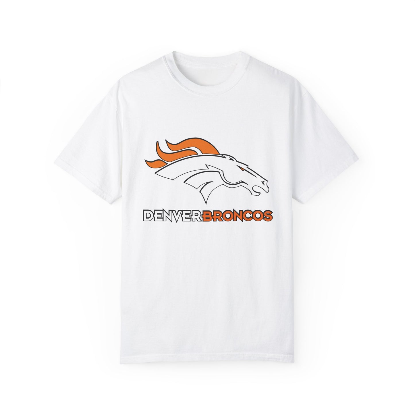 Denver Broncos Gear Garment-Dyed T-Shirt – Premium Cotton Tee for Customization