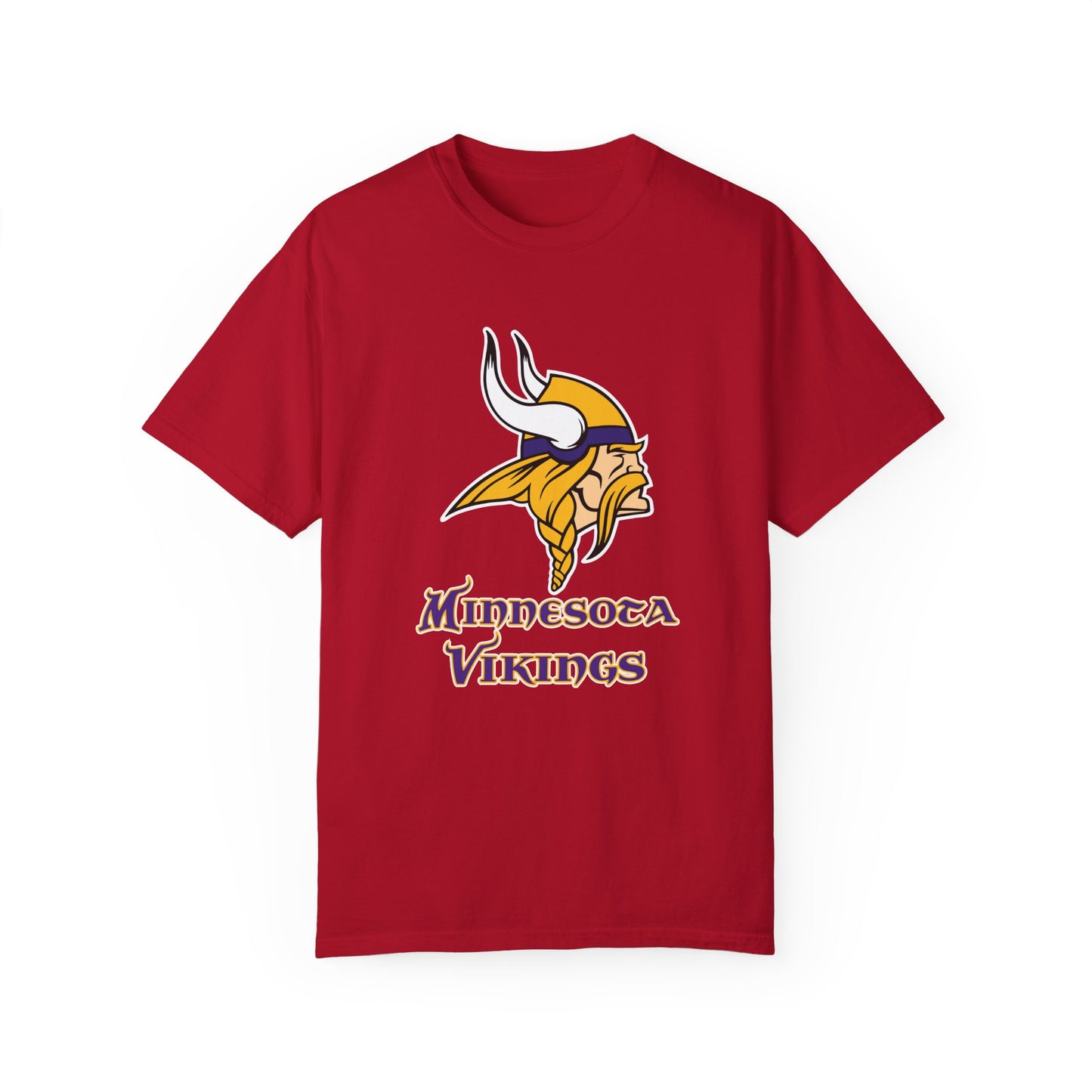 Minnesota Vikings Merchandise Garment-Dyed T-Shirt – Premium Cotton Tee for Customization