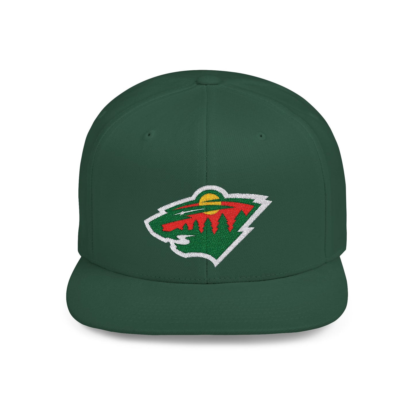 Minnesota Wild Flat Bill Snapback – Lightweight, Custom Fit, Premium Quality