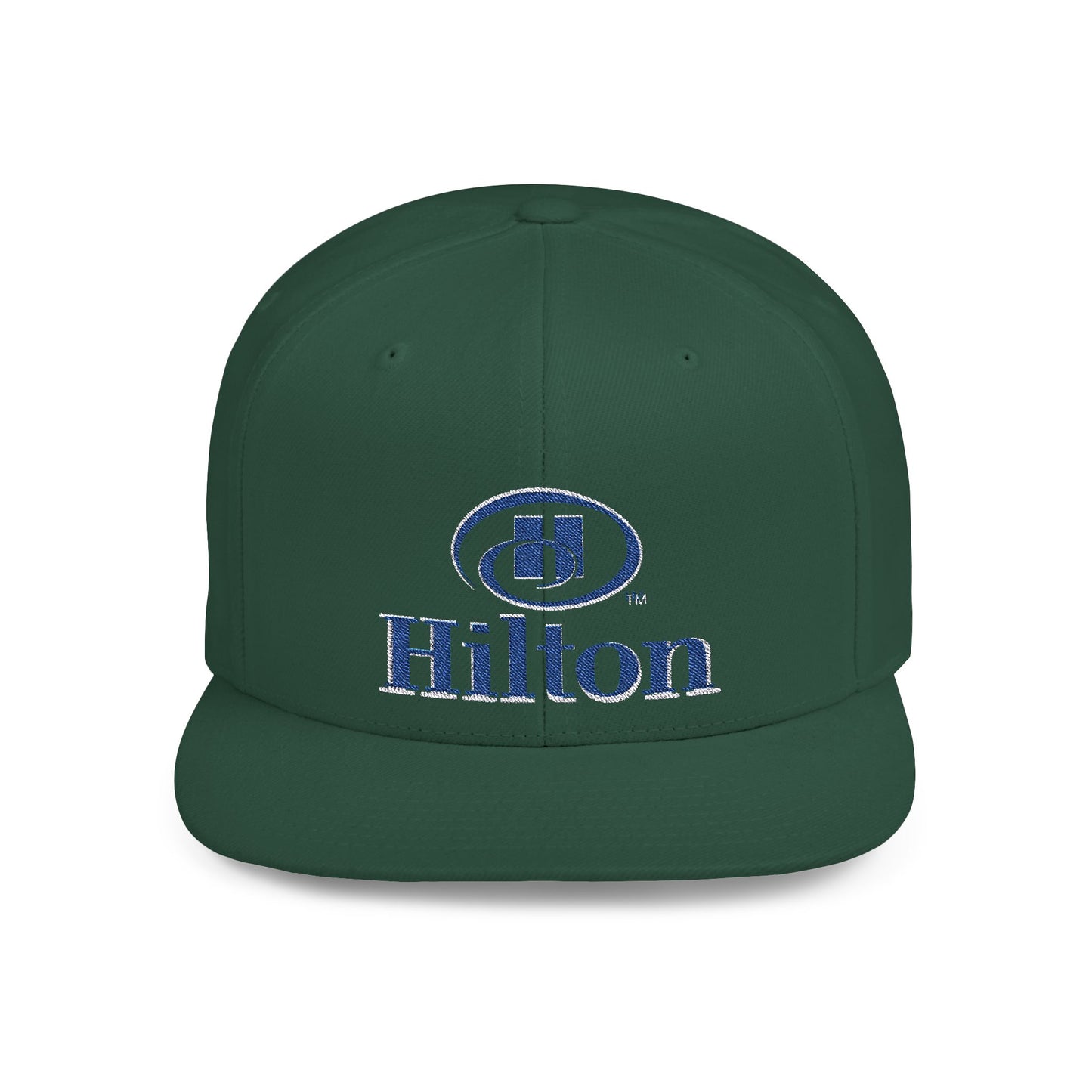 Hilton Flat Bill Snapback – Lightweight, Custom Fit, Premium Quality