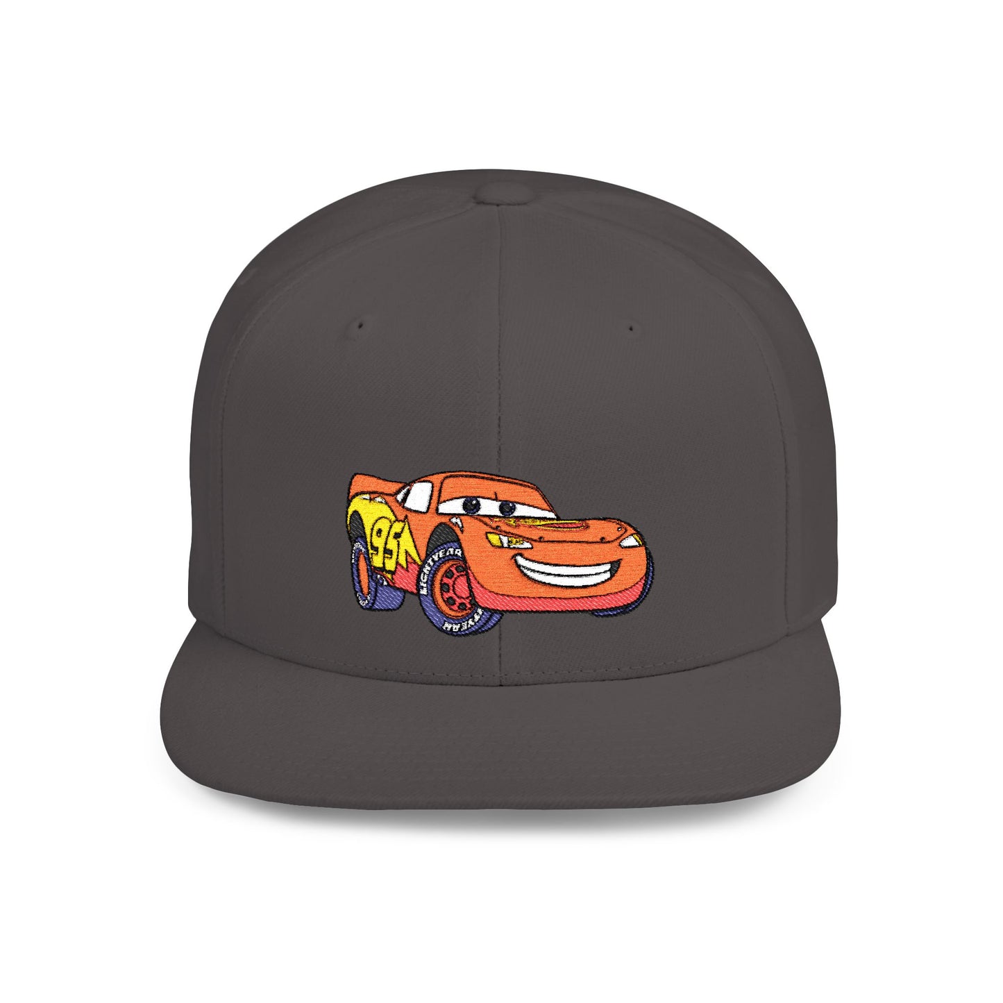 Lightning McQueen Cars Disney Flat Bill Snapback – Lightweight, Custom Fit, Premium Quality