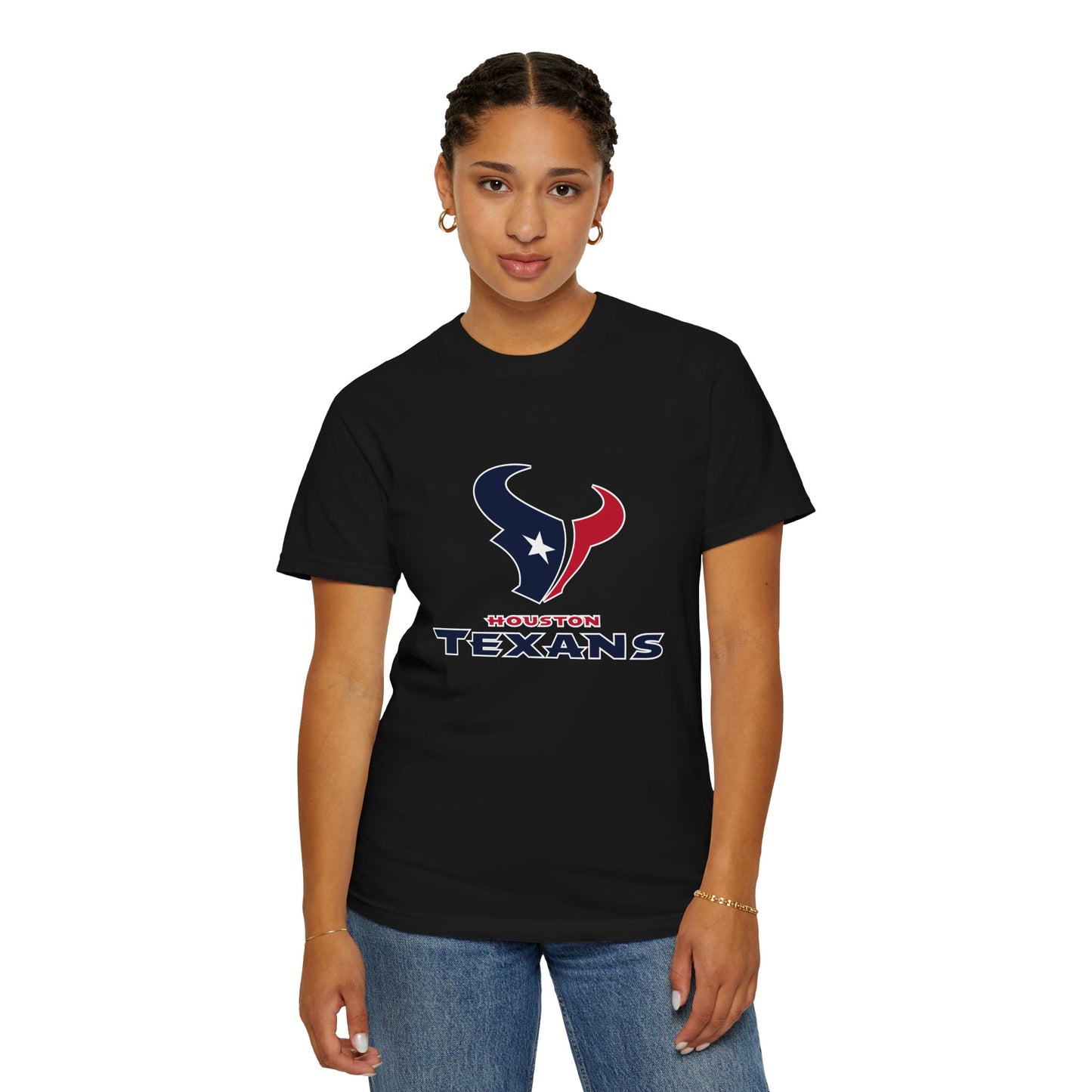 Houston Texans Fan Gifts Garment-Dyed T-Shirt – Premium Cotton Tee for Customization