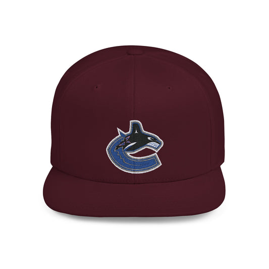 Vancouver Canucks Flat Bill Snapback – Lightweight, Custom Fit, Premium Quality