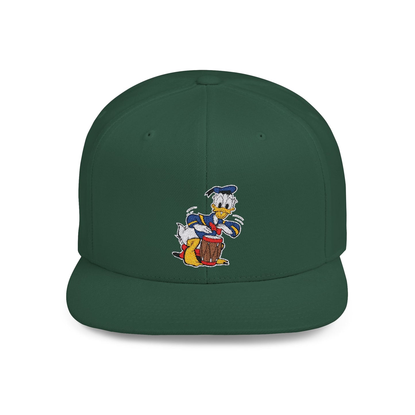 Donald Duck Trumping Flat Bill Snapback – Lightweight, Custom Fit, Premium Quality