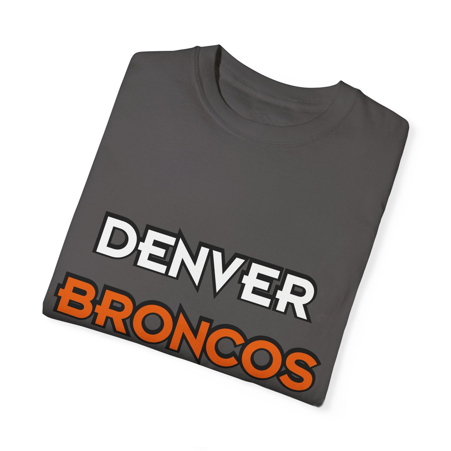 Denver Broncos Pride Garment-Dyed T-Shirt – Premium Cotton Tee for Customization