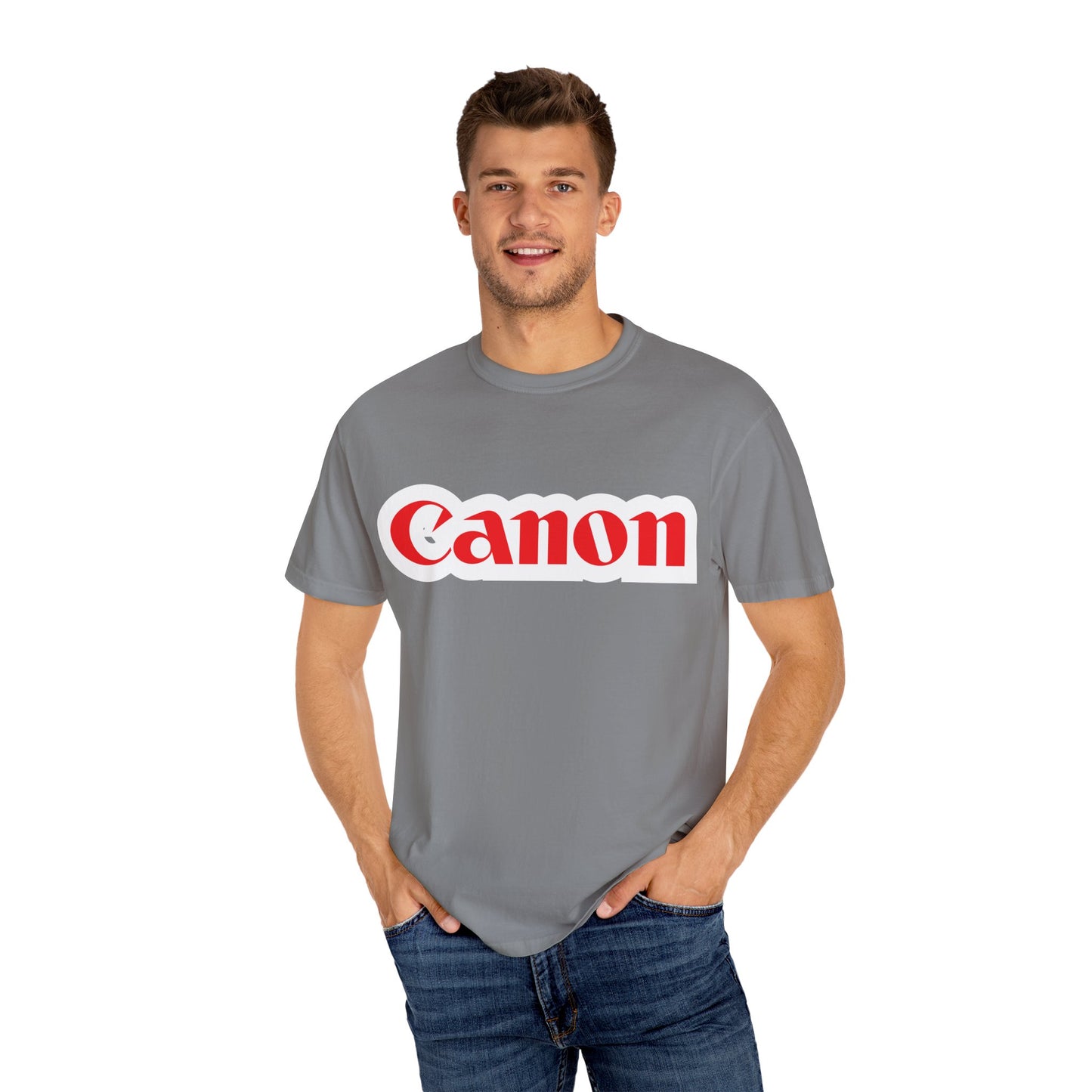 Canon Garment-Dyed T-Shirt – Premium Cotton Tee for Customization