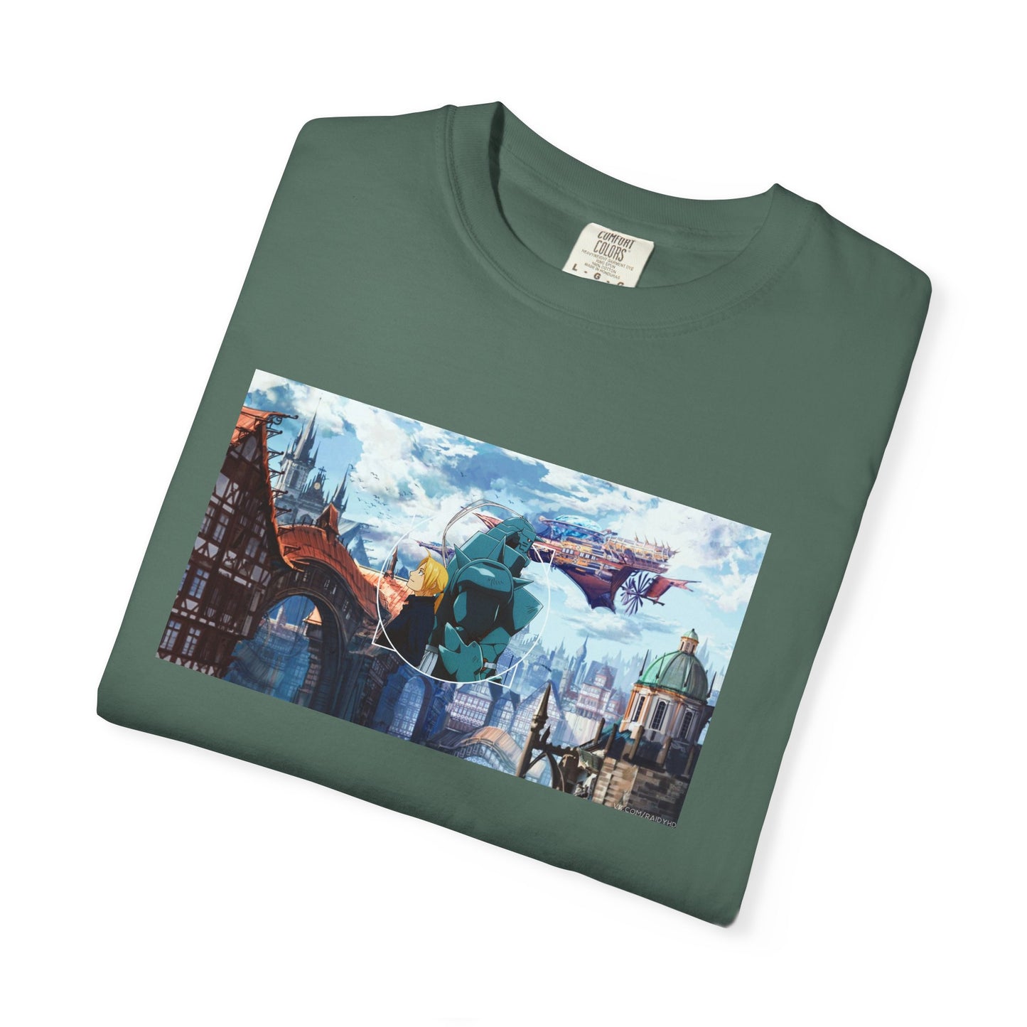 Fullmetal Alchemist Alphonse Elric Garment-Dyed T-Shirt – Premium Cotton Tee
