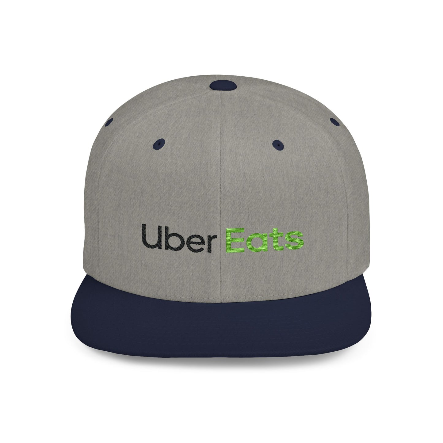 Uber Eat Flat Bill Snapback – Lightweight, Custom Fit, Premium Quality