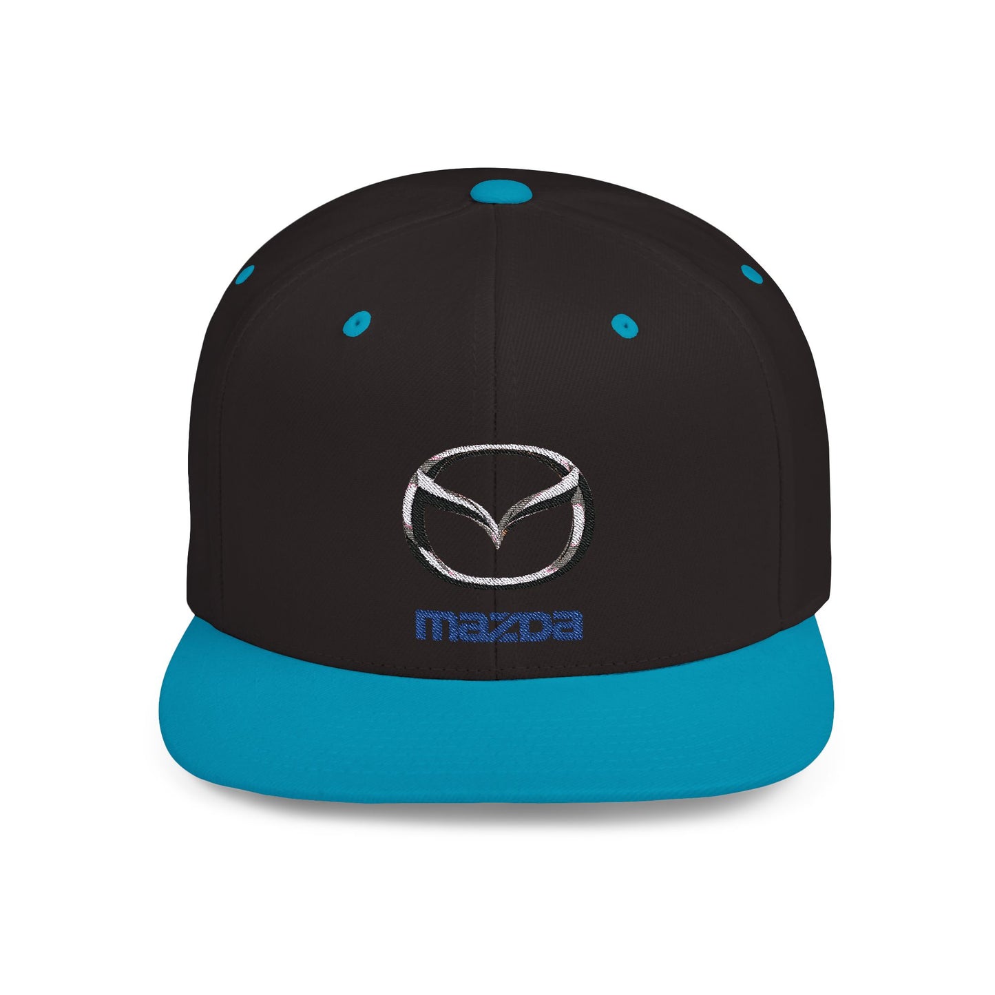 Mazda Flat Bill Snapback – Lightweight, Custom Fit, Premium Quality