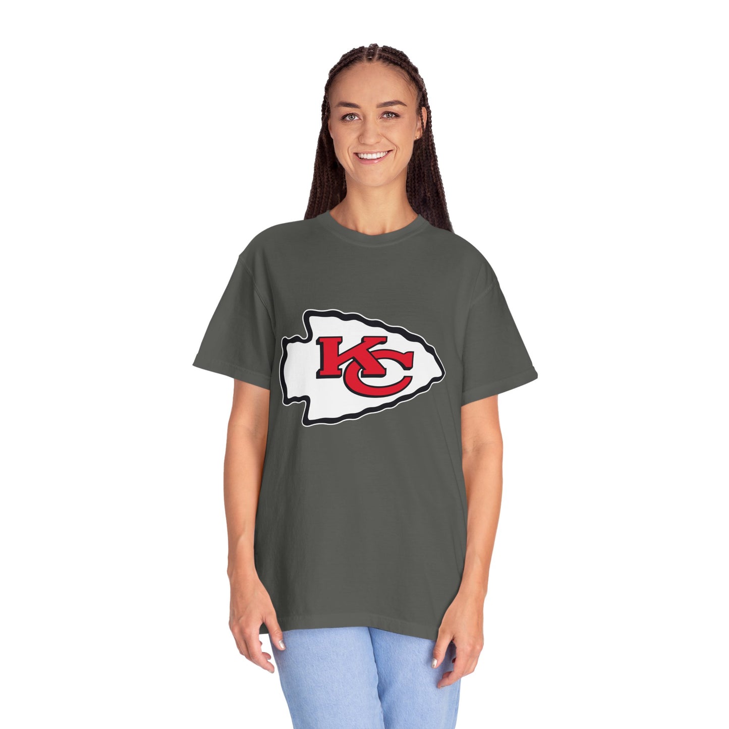 Kansas City Chiefs Collectibles Garment-Dyed T-Shirt – Premium Cotton Tee for Customization