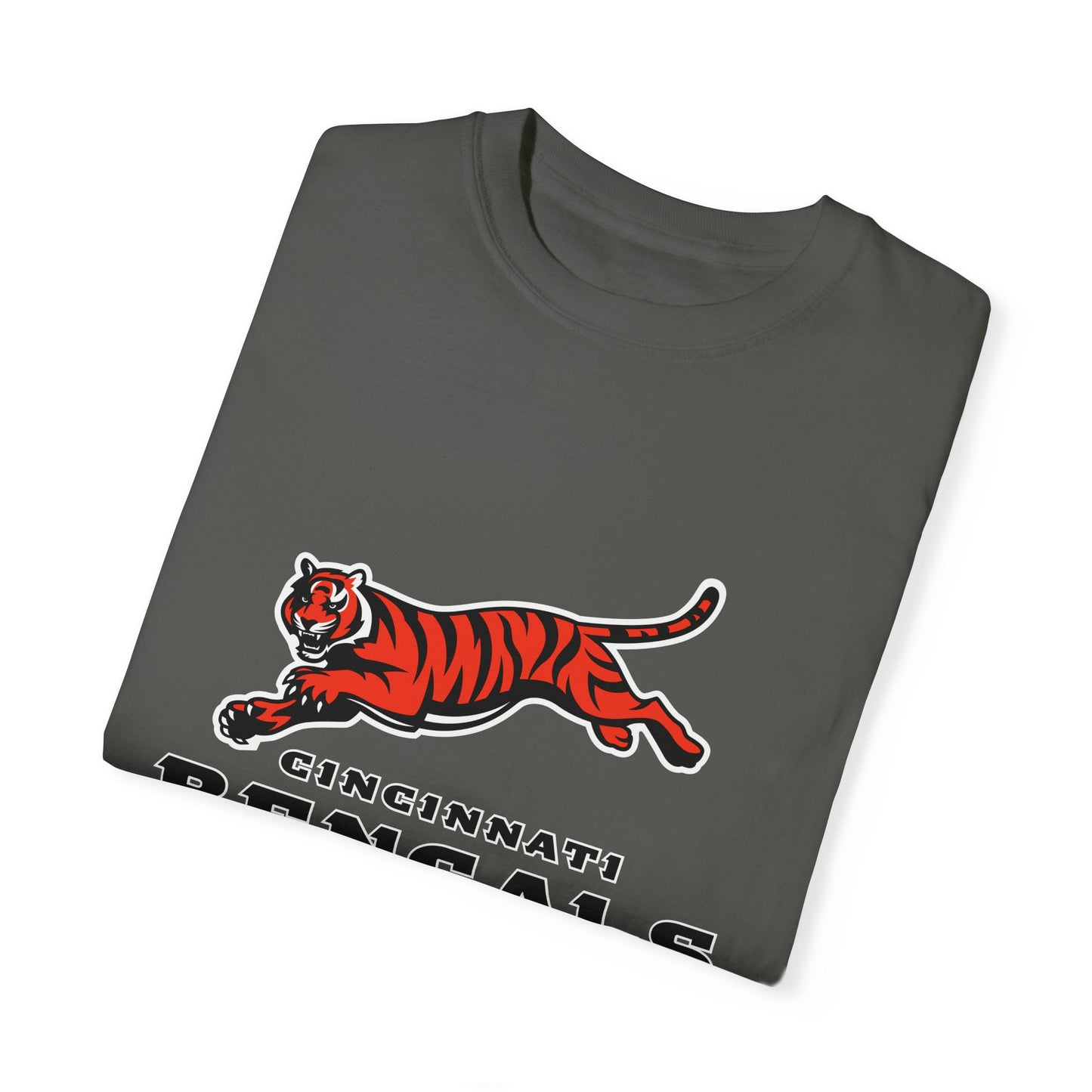 Cincinnati Bengals Clothing Garment-Dyed T-Shirt – Premium Cotton Tee for Customization