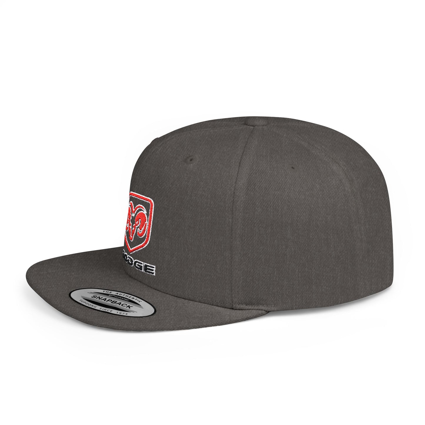 Dodge Flat Bill Snapback – Lightweight, Custom Fit, Premium Quality