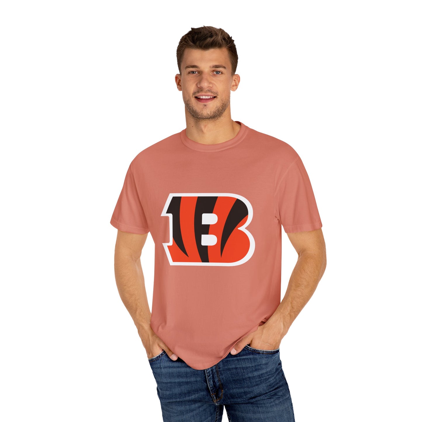 Cincinnati Bengals NFL Garment-Dyed T-Shirt – Premium Cotton Tee for Customization