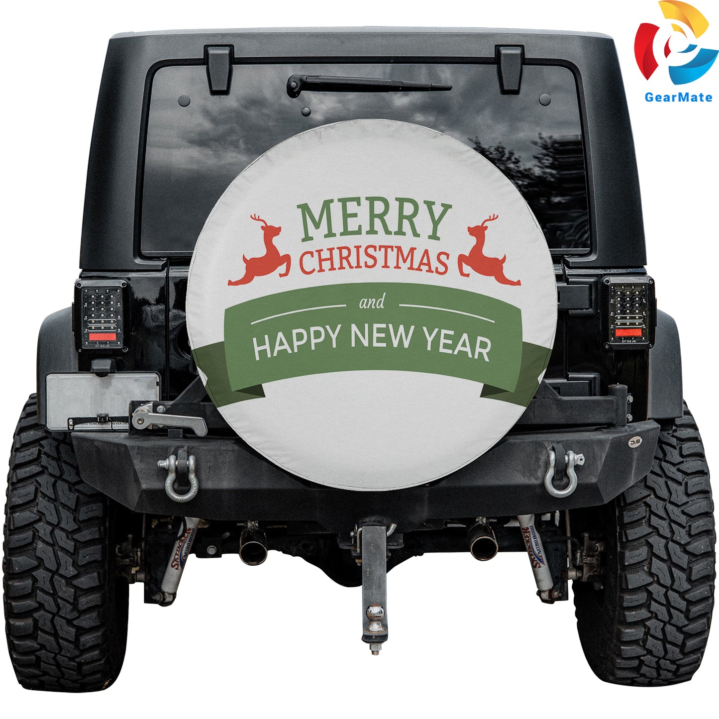 Merry Christmas I Spare Tire Cover – Premium Waterproof UV Resistant Protector