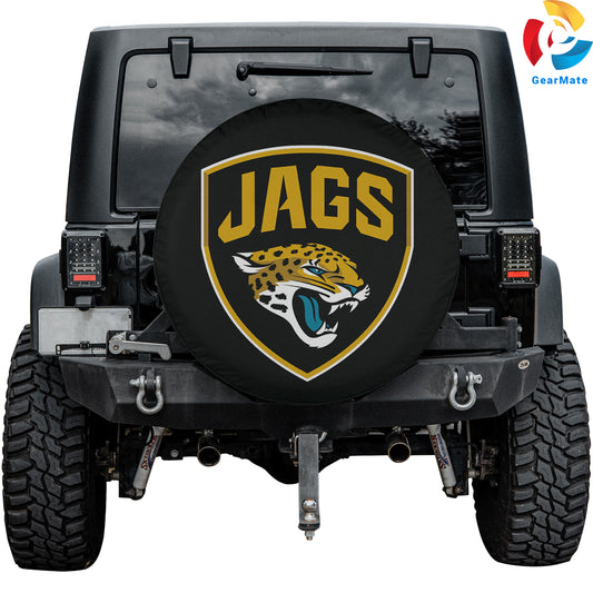 Jacksonville Jaguars NFL Gear Spare Tire Cover – Premium Waterproof UV-Resistant Protector