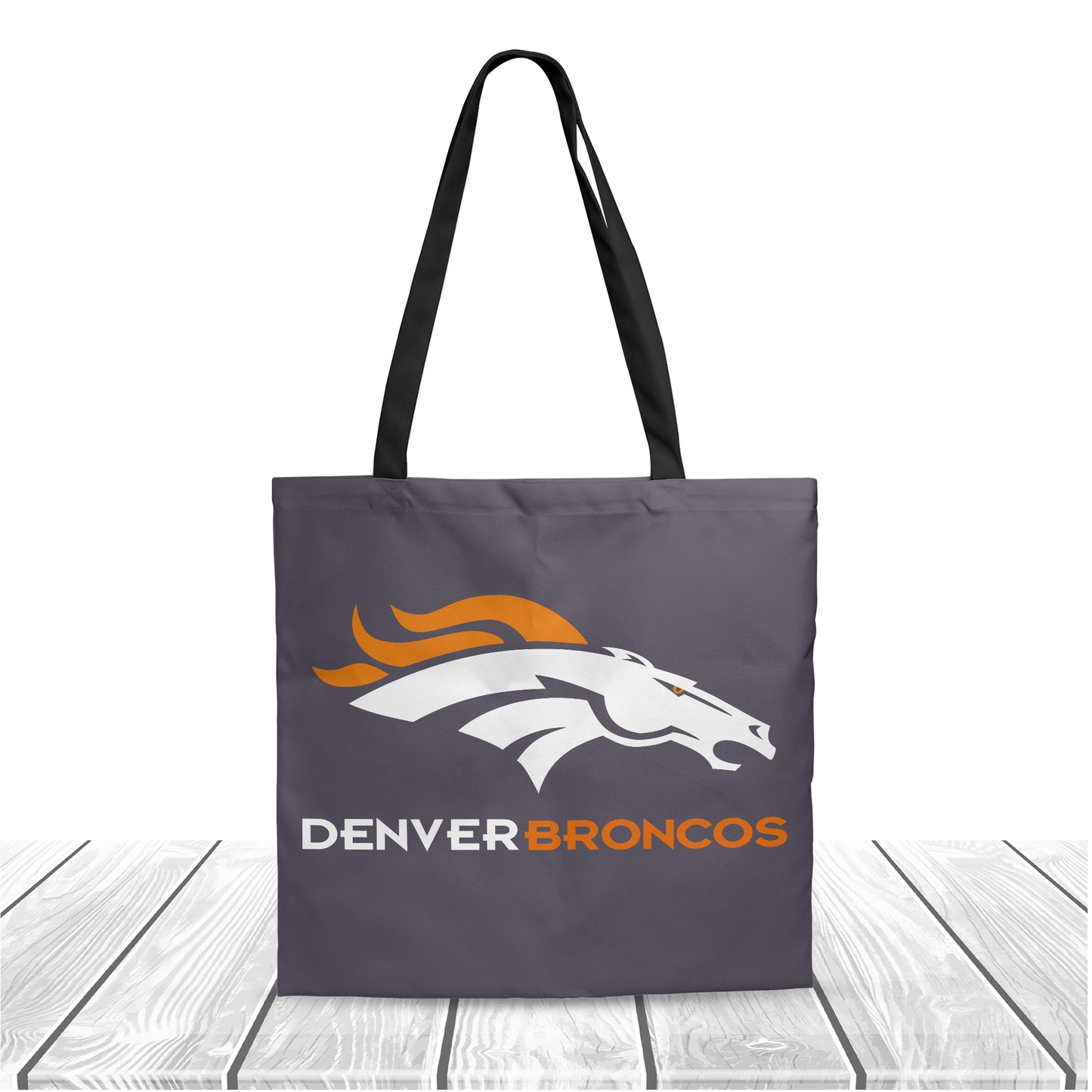 Denver Broncos Fans Polyester Canvas Tote Bag – Durable and Stylish