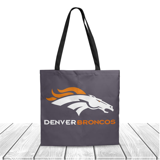 Denver Broncos Fans Polyester Canvas Tote Bag – Durable and Stylish