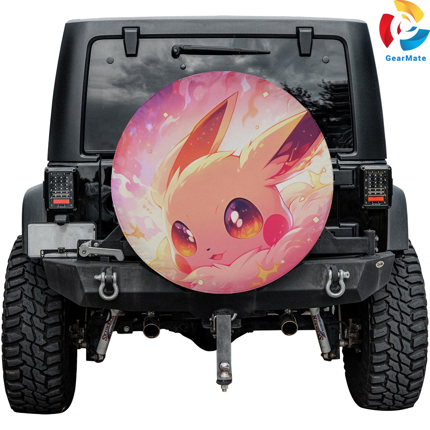 Pokemon Pikachu Anime Spare Tire Cover – Premium Waterproof UV Resistant Protector