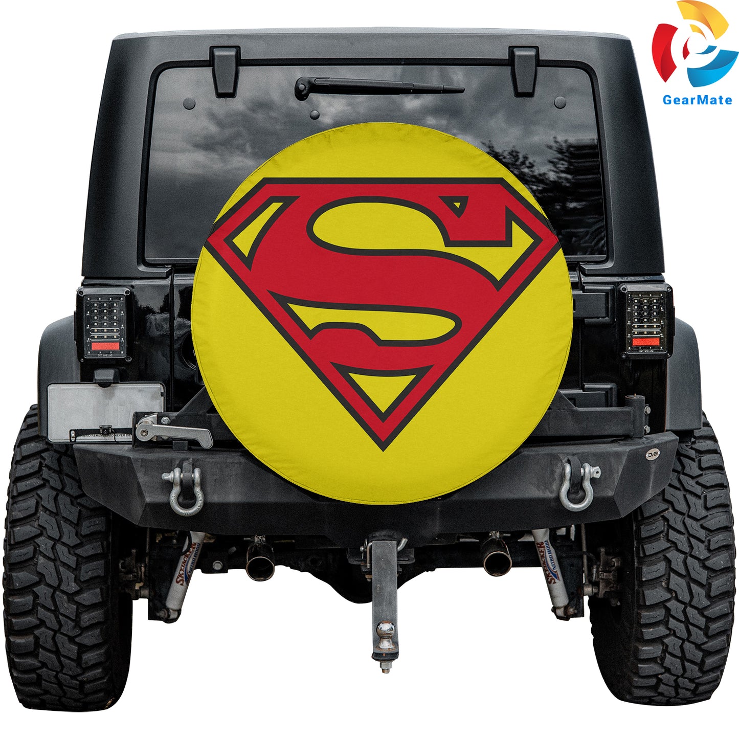 Superman Spare Tire Cover – Premium Waterproof UV Resistant Protector