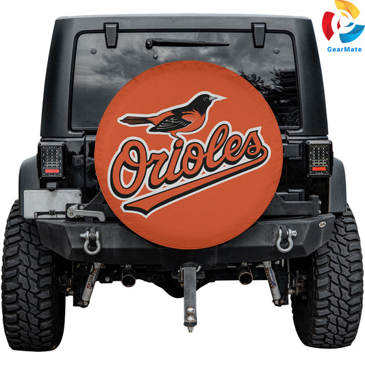 Baltimore Orioles MLB Spare Tire Cover – Premium Waterproof UV-Resistant Protector