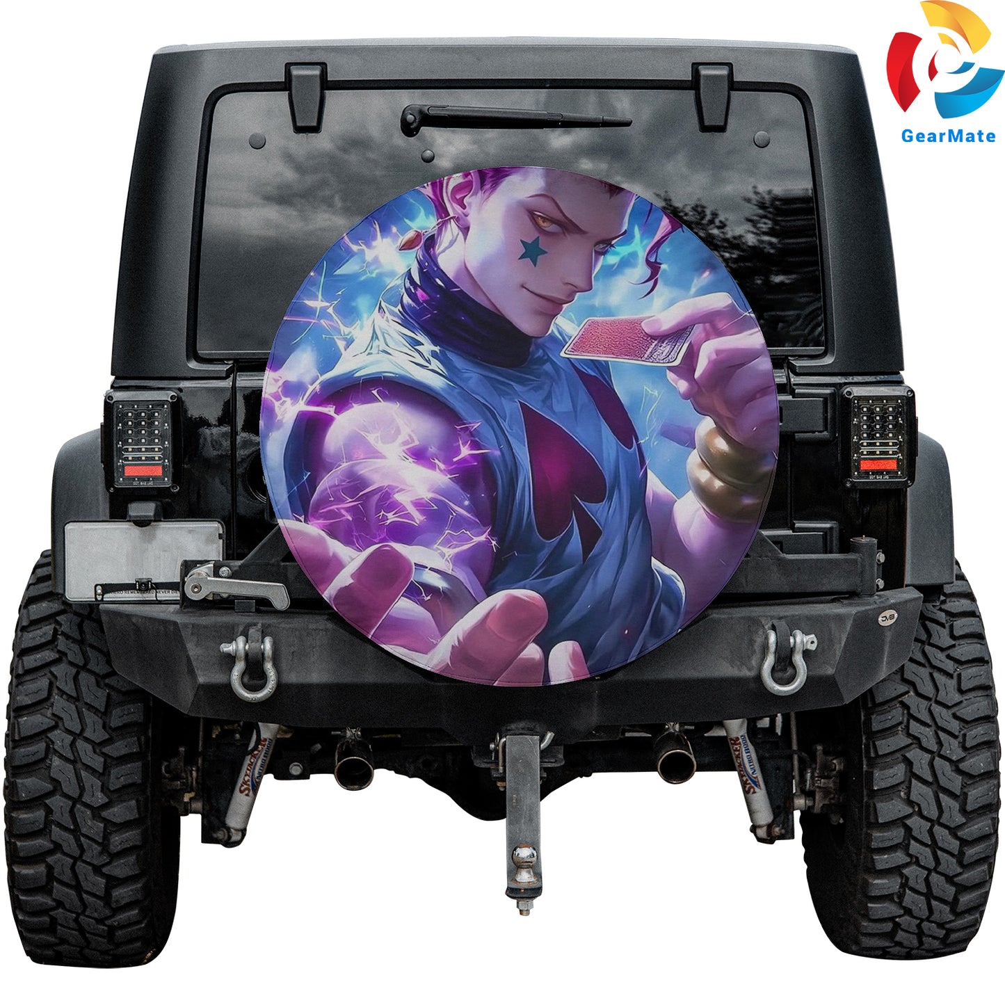Hunter x Hunter Hisoka Spare Tire Cover – Premium Waterproof UV-Resistant Protector