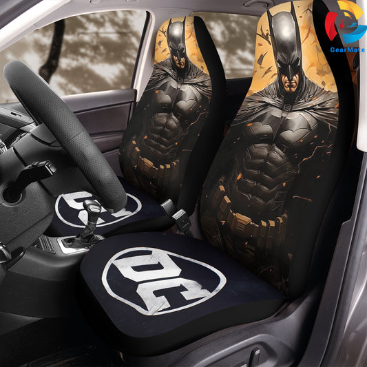 Batman DC Car Seat Covers – High Quality Graphic and Polar Fleece Protector Set