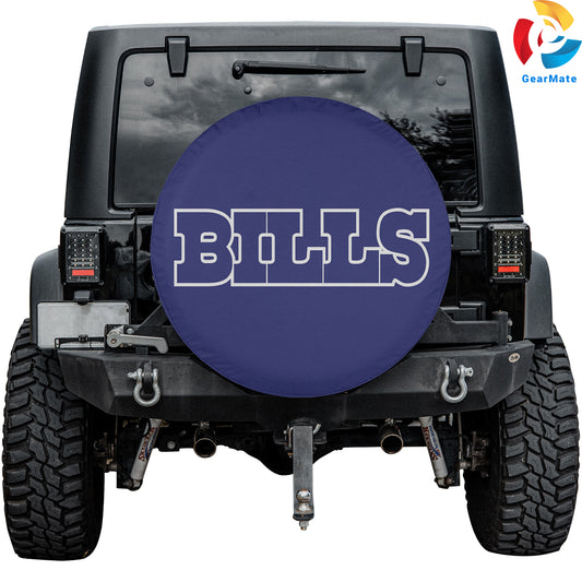 Buffalo Bills Fans Spare Tire Cover – Premium Waterproof UV-Resistant Protector