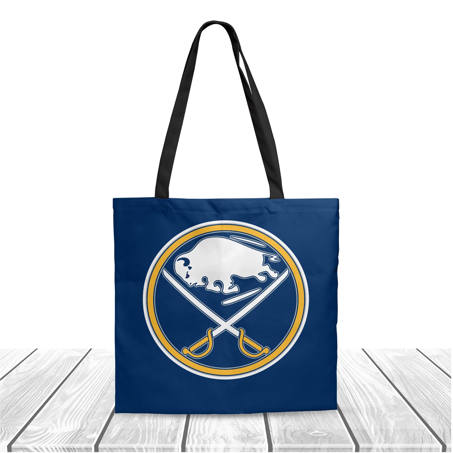 NHL Buffalo Sabres Polyester Canvas Tote Bag – Durable and Stylish