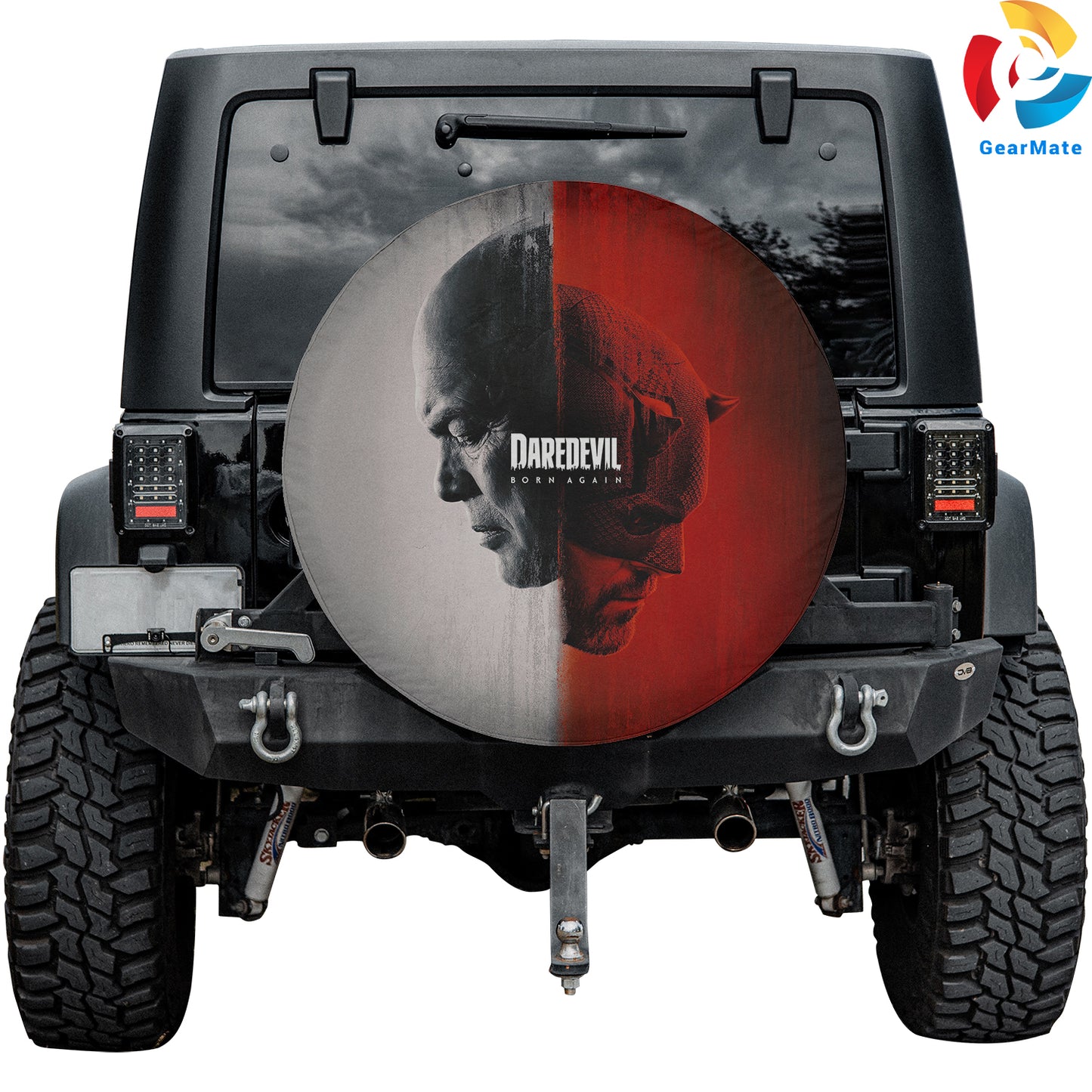 Daredevil Born Spare Tire Cover – Premium Waterproof UV Resistant Protector