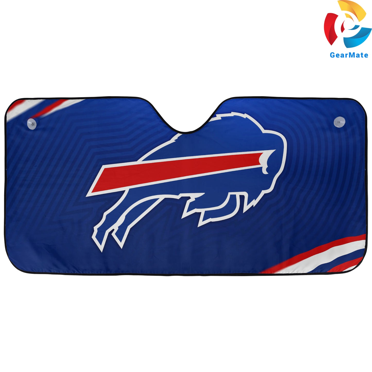 Buffalo Bills NFL Football Team Logo Reflective Car Sunshade – Premium Heat & UV Protection, Universal Fit