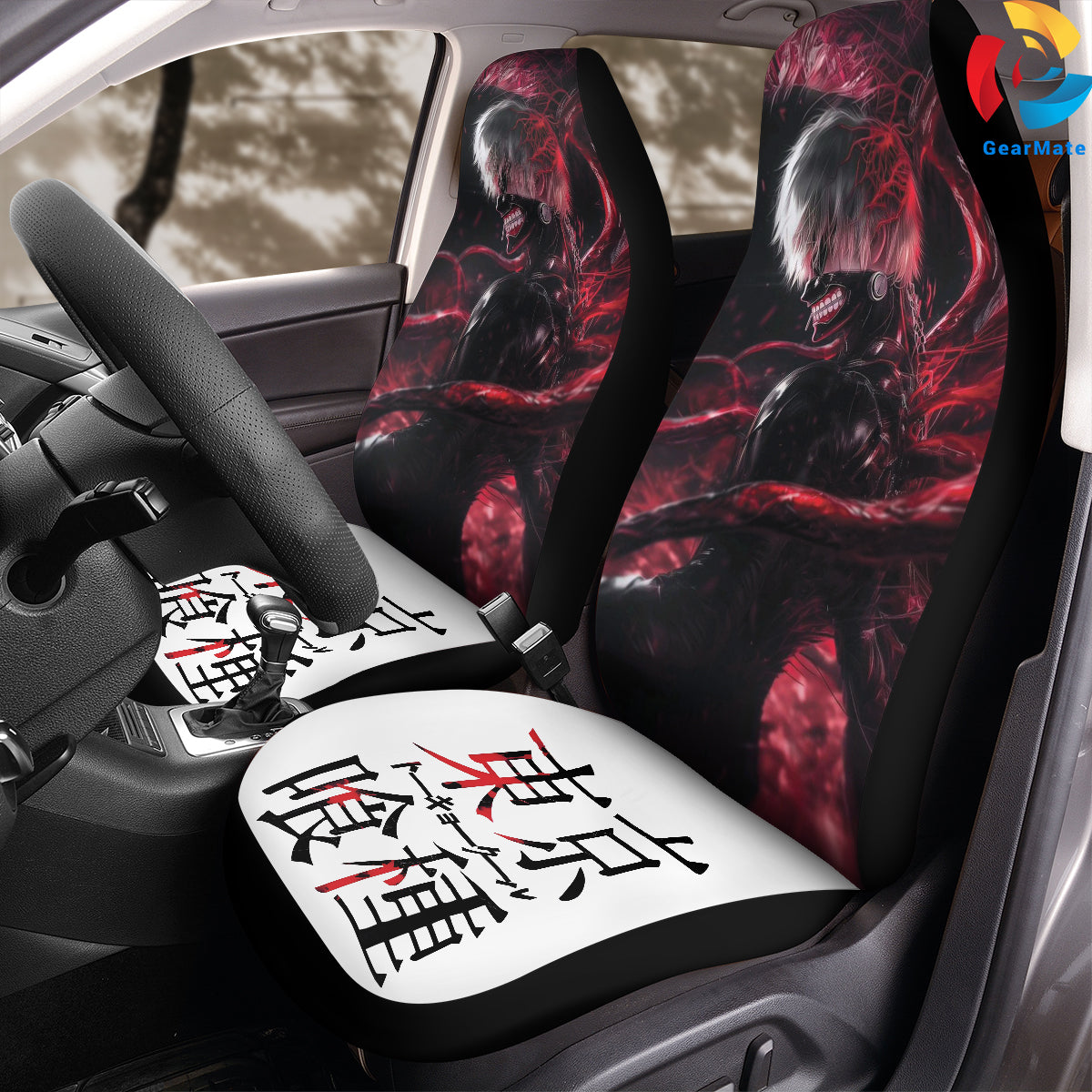 Tokyo Ghoul Power Car Seat Covers – High Quality Graphic and Polar Fleece Protector Set